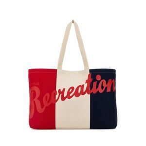 BODE Recreation Graphic Tote Bag Men STRIPPED Shopping Bags